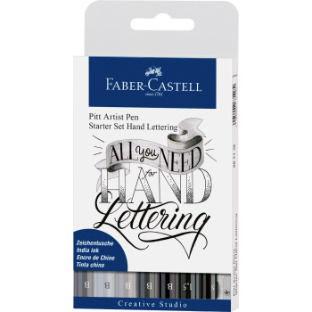 FABER-CASTELL Tuschestift Pitt Artist Pen Lettering 8x