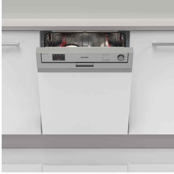 Sharp Geschirrspüler QW-HX12S47ES-DE Teilint. 60 sr E Sharp Geschirrspüler QW-HX12S47ES-DE Teilint. 60 sr E