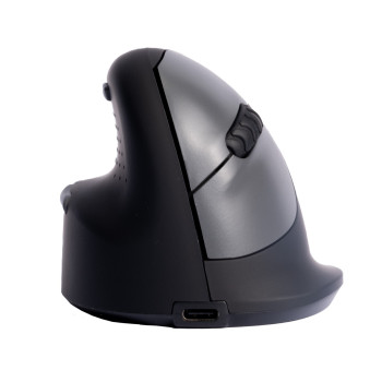 R-Go Tools Ergonomiczna mysz R-Go HE Break mysz z aplikacją do robienia przerw, rozmiar średni, leworęczna, bezprzewodowa,