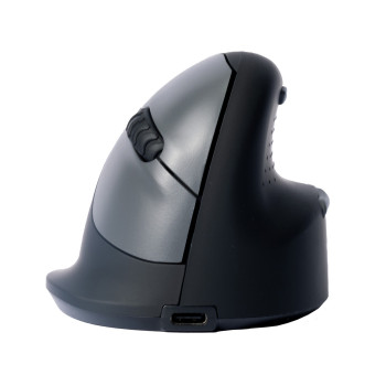 R-Go Tools Ergonomiczna mysz R-Go HE Break mysz z aplikacją do robienia przerw, rozmiar duży, praworęczna, bezprzewodowa, czarna