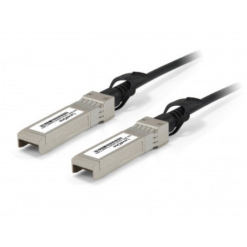 LevelOne DAC-0103 kabel InfiniBand   światłowodowy 3 m SFP+ Czarny, Stal nierdzewna