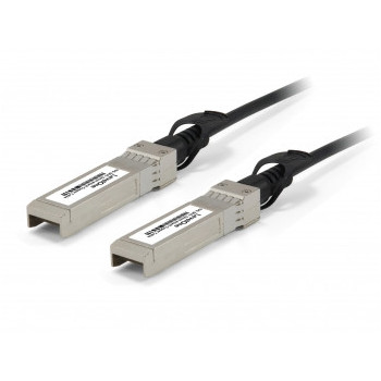 LevelOne DAC-0105 kabel InfiniBand   światłowodowy 5 m SFP+ Czarny, Stal nierdzewna