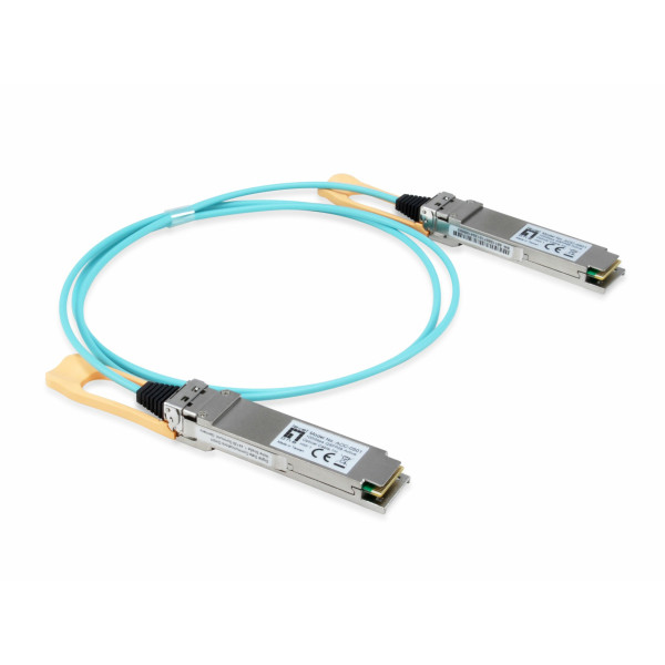 LevelOne AOC-0503 moduł przekaźników sieciowych Swiatłowód 103100 Mbit s QSFP28 850 nm LevelOne AOC-0503 moduł przekaźników sieciowych Swiatłowód 103100 Mbit s QSFP28 850 nm