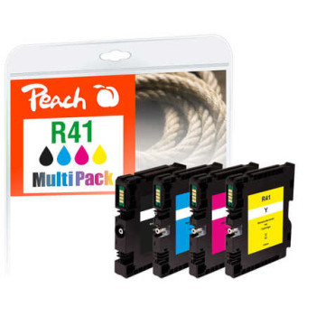 Peach PI400-69 nabój z tuszem 1 szt. Zamiennik Wysoka (XL) wydajność Czarny, Cyjan, Purpurowy, Żółty
