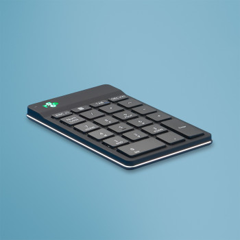 R-Go Tools Klawiatura numeryczna R-Go Numpad Break, ergonomiczna klawiatura numeryczna z oprogramowaniem pauzy, Bluetooth,