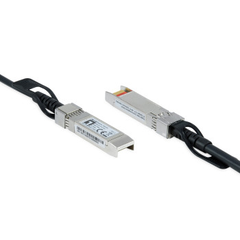 LevelOne DAC-0102 kabel InfiniBand   światłowodowy 2 m SFP+ Czarny