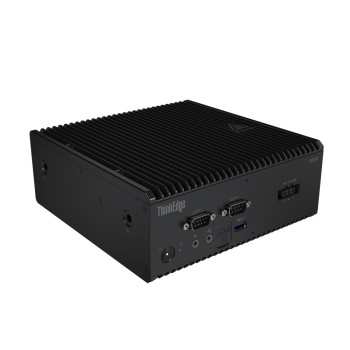 Lenovo ThinkEdge SE50 Intel® Core™ i5 i5-8365UE 8 GB DDR4-SDRAM 128 GB SSD Windows 10 IoT Enterprise Mini PC Czarny
