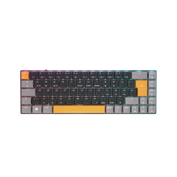 CHERRY MX-LP 2.1 Compact Wireless klawiatura Gaming RF Wireless + Bluetooth QWERTZ Niemiecki Czarny CHERRY MX-LP 2.1 Compact Wireless klawiatura Gaming RF Wireless + Bluetooth QWERTZ Niemiecki Czarny