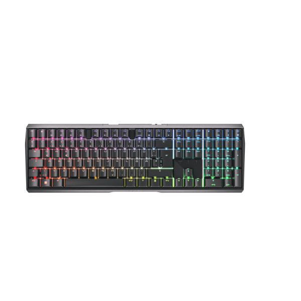 CHERRY MX 3.0S Wireless RGB klawiatura Gaming RF Wireless + Bluetooth QWERTZ Niemiecki Czarny CHERRY MX 3.0S Wireless RGB klawiatura Gaming RF Wireless + Bluetooth QWERTZ Niemiecki Czarny