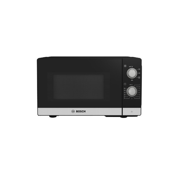 Bosch Serie 2 FFL020MS2 kuchenka mikrofalowa Blat Mikrofalówka Solo 20 l 800 W Czarny, Stal nierdzewna Bosch Serie 2 FFL020MS2 kuchenka mikrofalowa Blat Mikrofalówka Solo 20 l 800 W Czarny, Stal nierdzewna