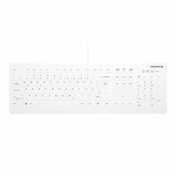 CHERRY AK-C8112 klawiatura Medyczna USB QWERTZ Niemiecki Biały CHERRY AK-C8112 klawiatura Medyczna USB QWERTZ Niemiecki Biały