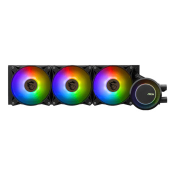MSI MAG CORELIQUID E360 system chłodzenia komputerów Płyta główna, Procesor Zestaw do chłodzenia płynami 12 cm Czarny