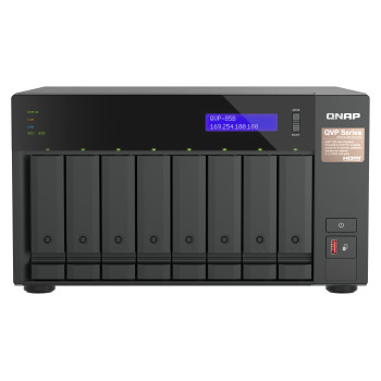 QNAP QVP-85B serwer danych NAS Tower Intel® Core™ i5 32 GB DDR4 HDD QVR Pro Czarny