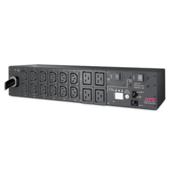 APC RACK PDU, METERED, 2U, 30A, 208V, (12) C13S & (4) C19 28