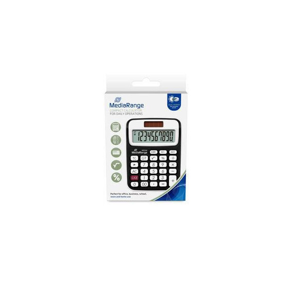 MediaRange Calculator Desktop Basic Black, White MediaRange Calculator Desktop Basic Black, White