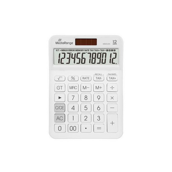 MediaRange Calculator Desktop Basic White MediaRange Calculator Desktop Basic White