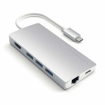 Satechi Aluminum Multi-Port Adaptor V2 - dockingstation ST-TCMA2M