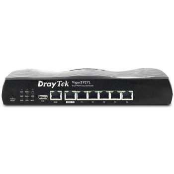 Draytek Vigor 2927L Wireless Router Gigabit Ethernet 4G Black