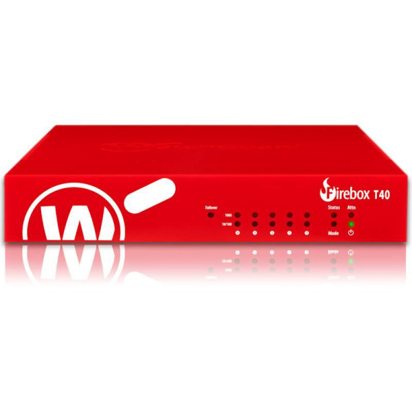 WatchGuard Firebox T40 Hardware Firewall 3400 Mbit/S WatchGuard Firebox T40 Hardware Firewall 3400 Mbit/S