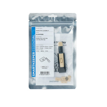 SmartKeeper Port Blocker Port Blocker + Key Displayport Beige 1 Pc(S)