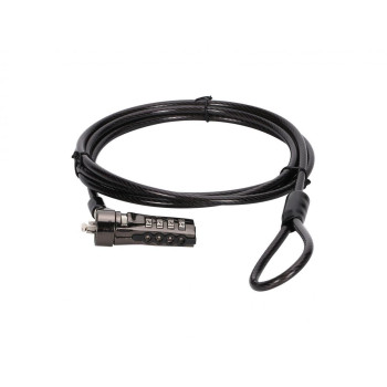 Conceptronic Combination Laptop Lock, Standard Security Slot, 1.8M