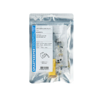 SmartKeeper Port Blocker Port Blocker + Key Rj-45 Yellow 1 Pc(S)