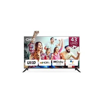 CHiQ U43G7LX TV 43", UHD, smart, Android, Dolby Vision, Frameless