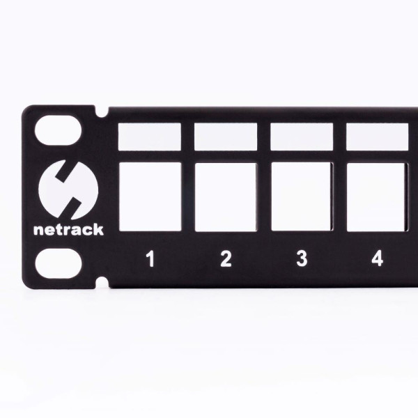 Patch panel keystone 19" 24-porty, UTP Netrack Patch panel keystone 19" 24-porty, UTP Netrack