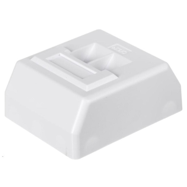 Gniazdo natynkowe kompletne Netrack 2xRJ45 8p8c UTP Cat5e LSA Gniazdo natynkowe kompletne Netrack 2xRJ45 8p8c UTP Cat5e LSA