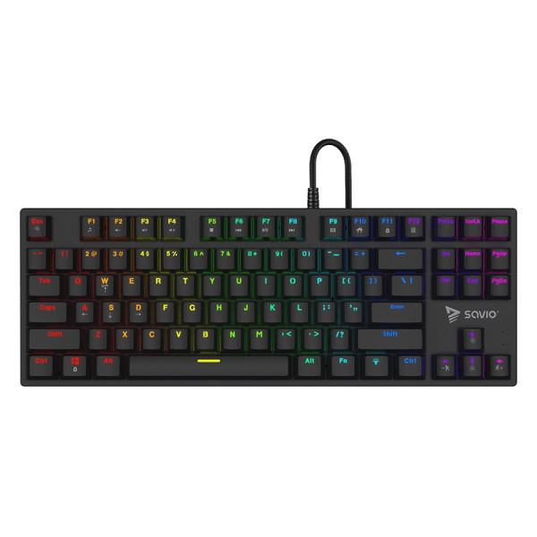 Klawiatura mechaniczna RGB Tempest X2 Outemu Brown Klawiatura mechaniczna RGB Tempest X2 Outemu Brown
