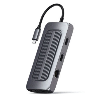 Satechi USB-C MULTIPORT MX ADAPTER Unlock the full potential of your M1 setup with the Satechi USB-C Multiport MX Adapter. Power