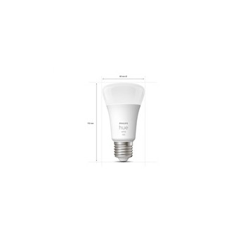 BAZAR PHILIPS Hue White 9.5W 1100 E27 2ks POŠKOZENÝ OBAL