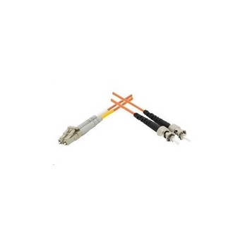 Duplexní patch kabel MM 50/125, OM3, LC-ST, LS0H, 3m
