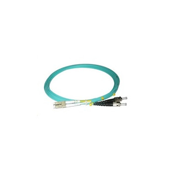 Duplexní patch kabel MM 50/125, OM3, LC-ST, LS0H, 5m