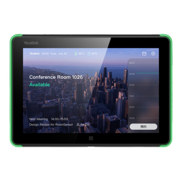 Yealink RoomPanel 20,3 cm (8") 1280 x 800 px LCD 802.11a, 802.11b, 802.11g, Wi-Fi 4 (802.11n), Wi-Fi 5 (802.11ac) Czarny Yealink RoomPanel 20,3 cm (8") 1280 x 800 px LCD 802.11a, 802.11b, 802.11g, Wi-Fi 4 (802.11n), Wi-Fi 5 (802.11ac) Czarny