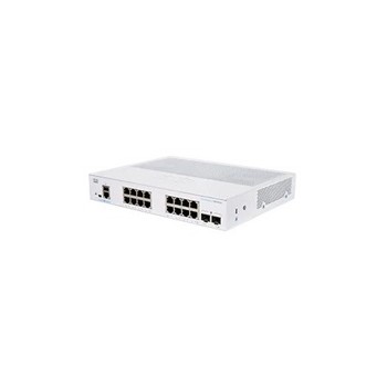 Cisco switch CBS350-16T-E-2G, 16xGbE RJ45, 2xSFP, fanless