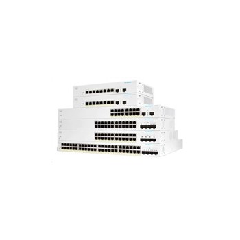 Cisco switch CBS220-8P-E-2G, 8xGbE RJ45, 2xSFP, fanless, PoE+, 65W