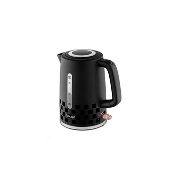 Concept RK2341 rychlovarná konvice, 2150 W, 1.7 l, automatické vypnutí, 3D design, černá