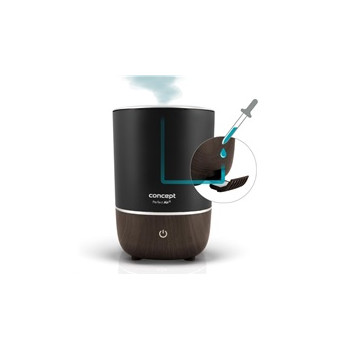 Concept ZV1210 Perfect Air zvlhčovač vzduchu, aromaterapie, ultrazvukový, 260 ml/h, regulace výkonu, černá
