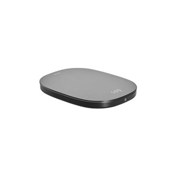 ZWILLING digitální kuchyňská váha, Li-ion baterie, USB napájení, LCD display, sklo / plast, černá - Enfinigy