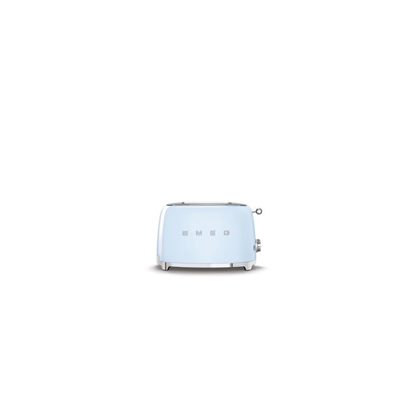Smeg TSF01PBEU toustovač / topinkovač, 2 toasty, 6 úrovní opékání, zásuvka na drobky, styl. 50. let, pastelově modrá Smeg TSF01PBEU toustovač / topinkovač, 2 toasty, 6 úrovní opékání, zásuvka na drobky, styl. 50. let, pastelově modrá