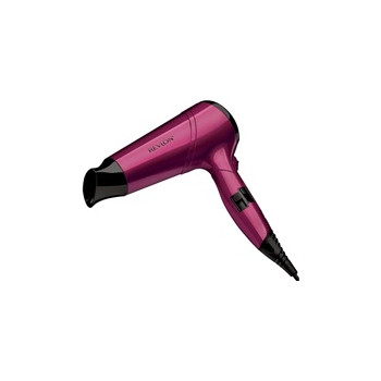 Revlon Smooth Brilliance RVDR5251E fén na vlasy, 2000 W, 2 rychlosti, 3 teploty, 2 nástavce, černý