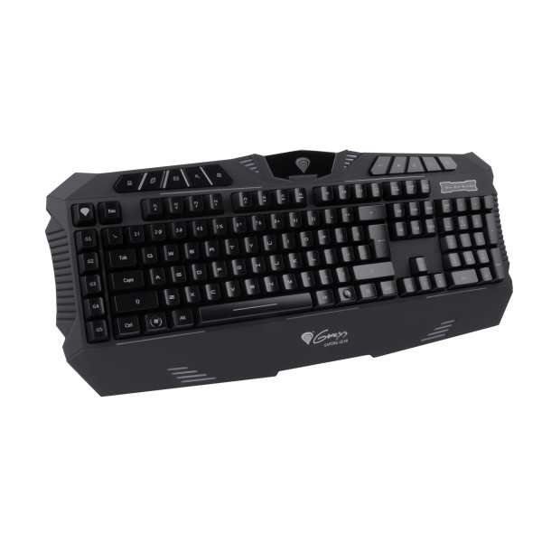 GENESIS RX66 klawiatura Gaming USB QWERTY Hiszpański Czarny GENESIS RX66 klawiatura Gaming USB QWERTY Hiszpański Czarny