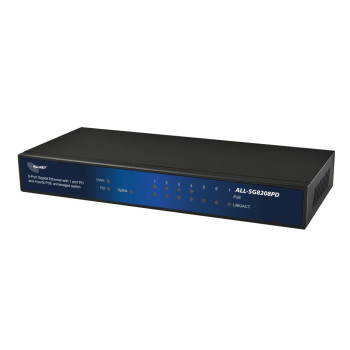ALLNET ALL-SG8208PD / unmanaged 8 Port Giga Switch, 4x PoE