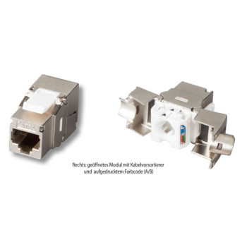 Keystone, Modul, TP-Buchse, CAT6A, 500MHz, für Dosen- un