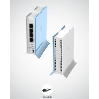 MikroTik home Access Point RB941-2nD-TC, hAP lite TC, 2,4 GHz, 4x 10/100, Tower Case