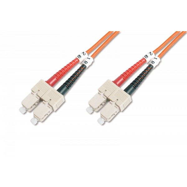 Patch cord światłowodowy FO MM 50/125 OM2 SC-SC 1m Patch cord światłowodowy FO MM 50/125 OM2 SC-SC 1m