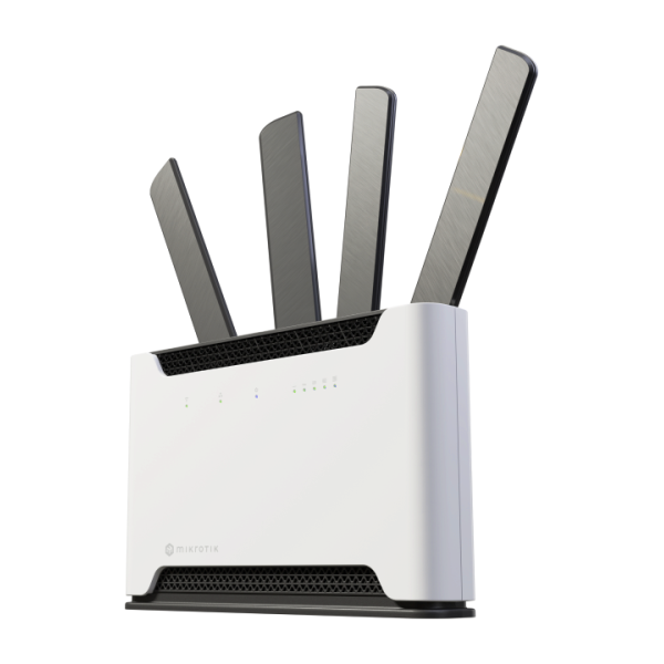 MikroTik Chateau 5G ax kit with two wireless interfaces (2.4 and 5 Ghz ax), 5x Gigabit, 5G Modem, S53UG+M-5HaxD2HaxD-TC&RG502Q-E MikroTik Chateau 5G ax kit with two wireless interfaces (2.4 and 5 Ghz ax), 5x Gigabit, 5G Modem, S53UG+M-5HaxD2HaxD-TC&RG502Q-E