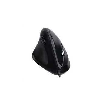 ADESSO herní myš iMouse E7, vertikální, optická, pro leváky, černá