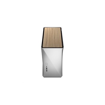 FRACTAL DESIGN skříň Era ITX, USB 3.1 Type-C, 2x USB 3.0, stříbrná, sv.dřevo, bez zdroje
